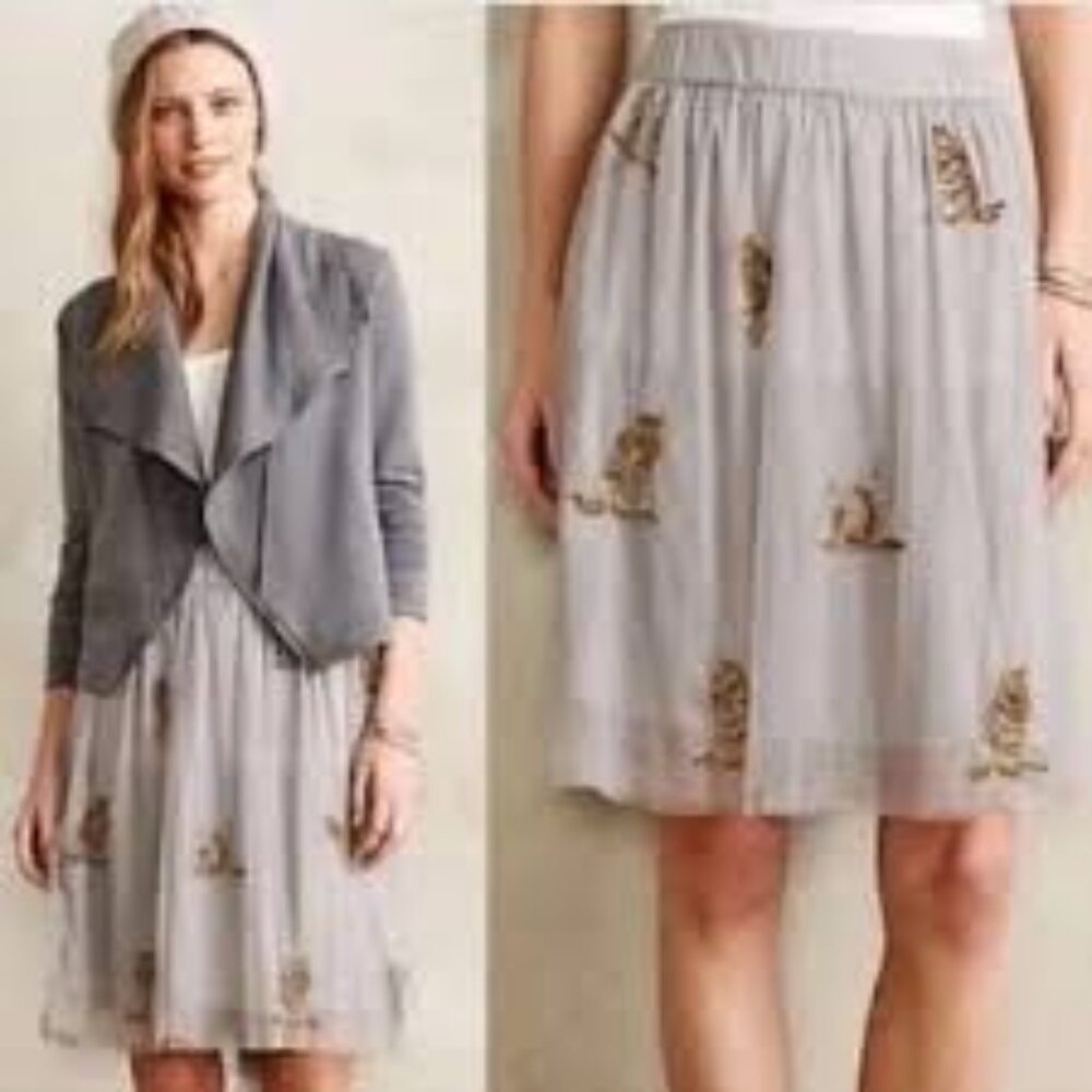 Anthropologie Moulinette Souers Critter Skirt Size Medium